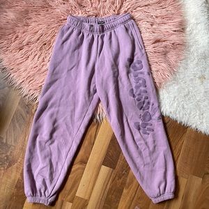 Purple Playboy Sweatpants